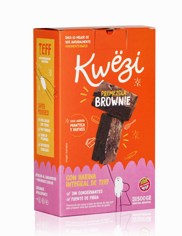 Premezcla Brownie con harina de Teff
