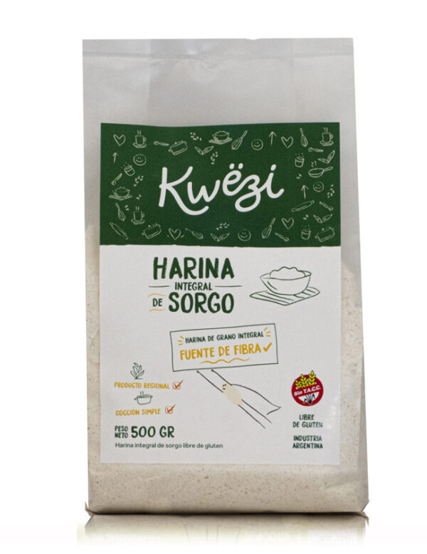 Harina integral de Sorgo Blanco